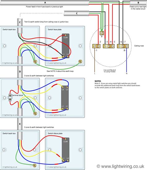 Wiring Diagram For Three Way Light Switch