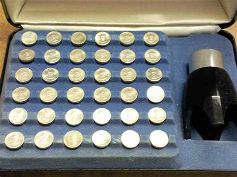 Franklin Mint Mini Presidential Coin Set Sterling