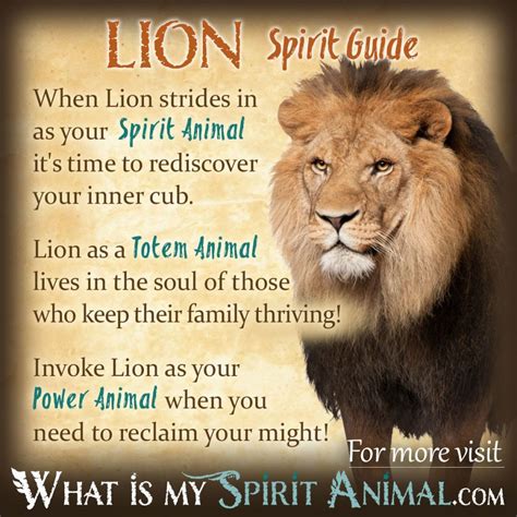 Lion Symbolism & Meaning | Spirit, Totem & Power Animal