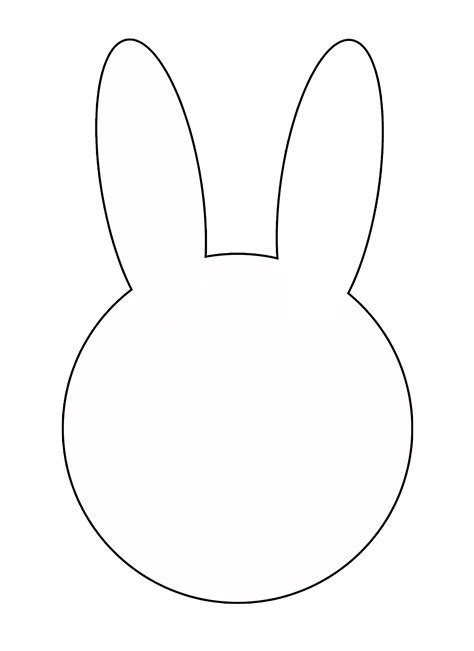 Bunny Templates To Print : Pearl Rabbit Template Free Printable Coloring Page - Bunny coloring ...