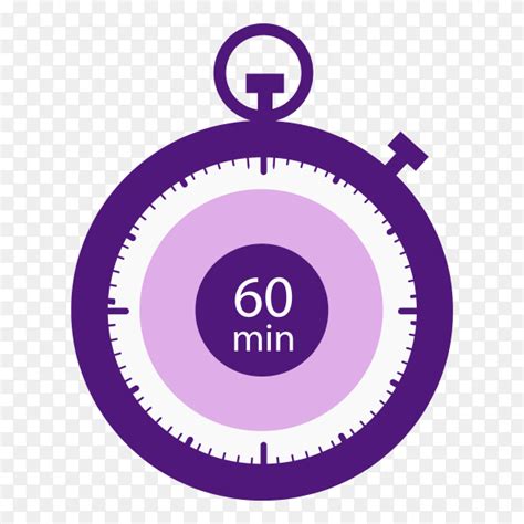 Stopwatch icon 60 minutes vector PNG - Similar PNG