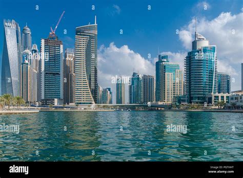 Dubai Marina Skyline Stock Photo - Alamy