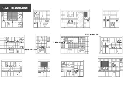 Kitchen Cad Blocks Elevations | Besto Blog