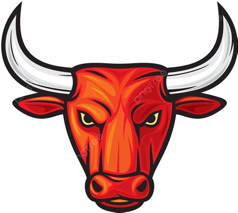 Bull Head Face Defense Great Vector, Face, Defense, Great PNG and Vector with Transparent ...