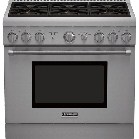 Thermador PRG366GH Pro Harmony Series 36 Inch Gas Freestanding Range in ...