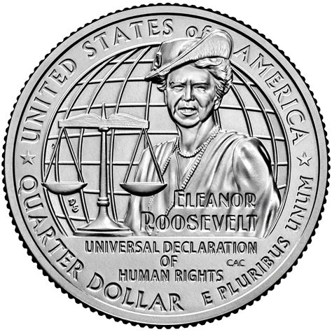 25 cents coin - Eleanor Roosevelt | USA 2023