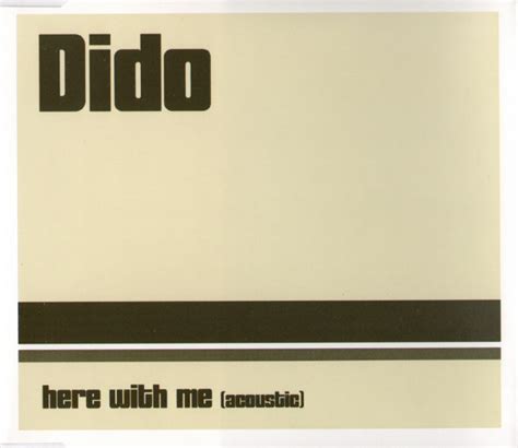 Dido - Here With Me (Acoustic) (2000, CD) | Discogs