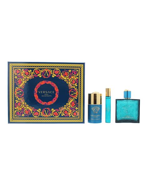 Versace Eros EDT Gift Set For Him | J D Williams