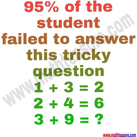 Answer this tricky questions – Math Teaser- Math lovers cafe