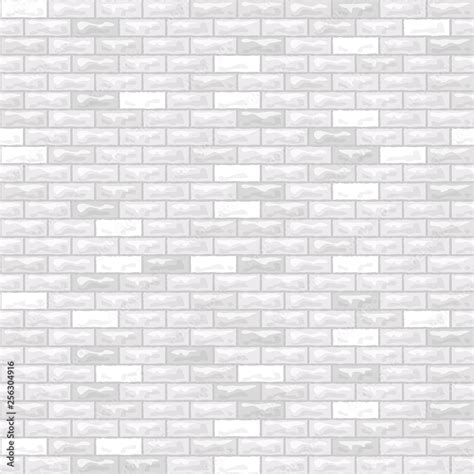 Vector brick wall white Stock Vector | Adobe Stock