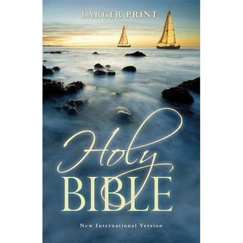 Larger Print Bible-NIV (Paperback)(Large Print) - Walmart.com - Walmart.com