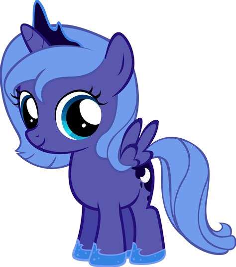Luna Filly by MoongazePonies on DeviantArt