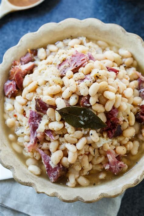 Slow Cooker White Beans - Spicy Southern Kitchen