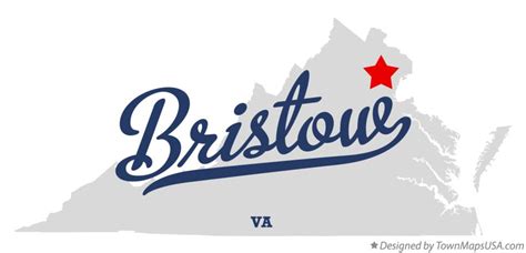 Map of Bristow, VA, Virginia