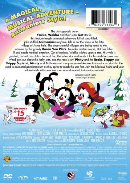 Animaniacs Wakko S Wish Dvd Cover | Images and Photos finder