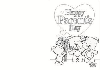 Parent's Day Card (Option1) by JD's Art Bank | Teachers Pay Teachers