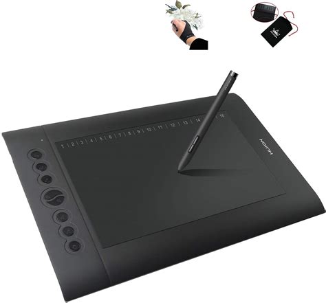 HUION H610 Pro Graphic Drawing Tablet & Glove