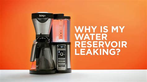 Ninja Coffee Maker Leaking Water