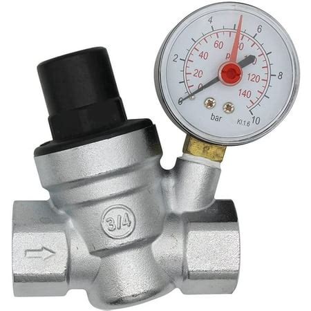 DN20 water pressure reducer 3/4 inch water pressure regulator with manometer NUNADERNU | Walmart ...