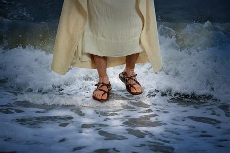 Jesus Walking on the Water stock photo. Image of gospel - 106971696