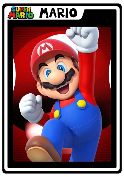 Mario - Super Mario Amiibo Card by Big-Z-2015 on DeviantArt