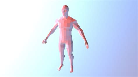 Low-Poly Male Body - Download Free 3D model by Ethan Cragun (@EDIIIC) [d82b650] - Sketchfab