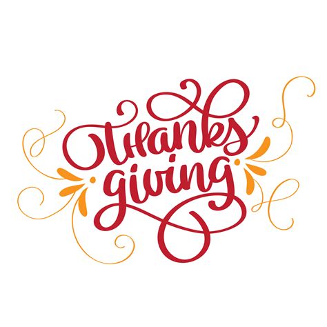 quote Happy Thanksgiving calligraphy lettering text. Hand drawn ...