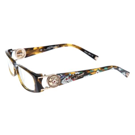 Ed Hardy EHO-718 Womens Designer Eyeglasses - Olive - Walmart.com - Walmart.com