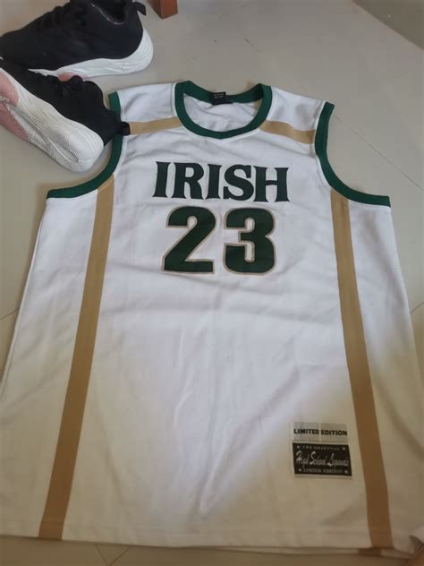 Highschool jersey LeBron James 23, Men's Fashion, Activewear on Carousell