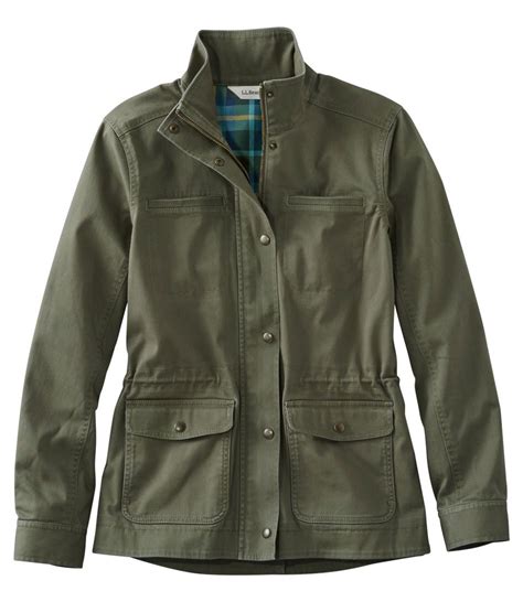 Women's Classic Utility Jacket, Flannel-Lined | Women's Casual Jackets at L.L.Bean