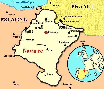 Navarre - Map Locator