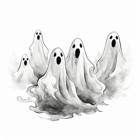 Premium AI Image | Scary HandDrawn Halloween Vector