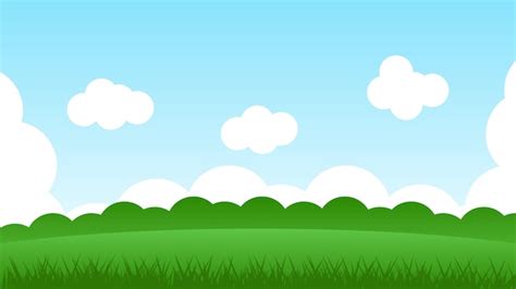 Sky Grass Background Vector