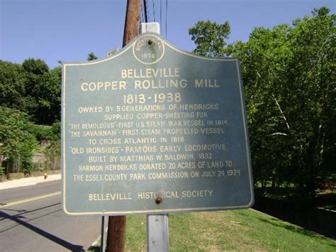 Belleville Copper Rolling Mill Bridge - Belleville - NJ - US - Historical Marker Project