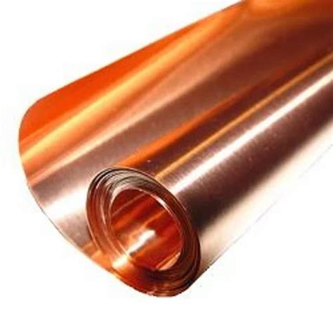 Copper Foil Sheet, Thickness: 0.5mm To 10mm at Rs 500/kilogram in ...