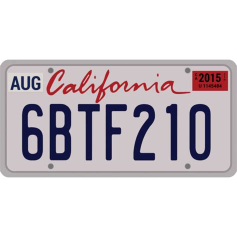 california license plate png 20 free Cliparts | Download images on ...