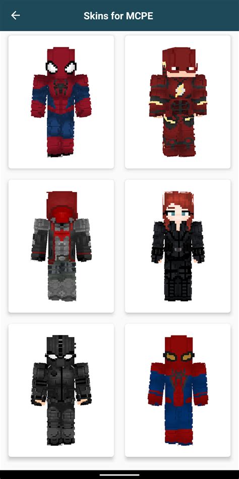 Superhero Skins for Minecraft for Android - Download