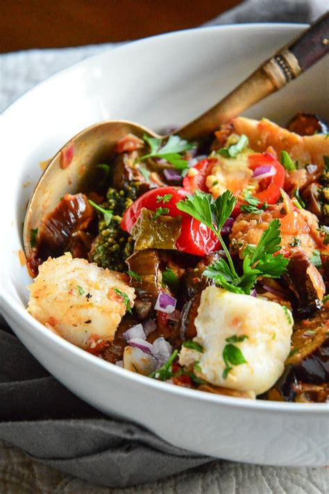 Fish Stew with Tomatoes and Caramelized Eggplant - This Is How I Cook