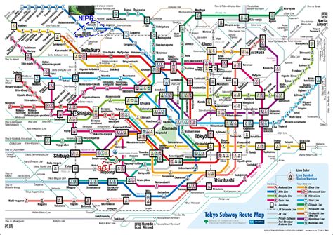 Tokyo Subway Route Map - Tokyo Japan • mappery