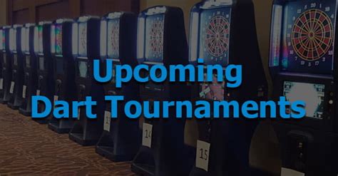 Upcoming Regional and National Soft-Tip Dart Tournaments