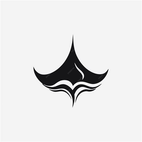 Premium Vector | Stingray logo design vector illustration