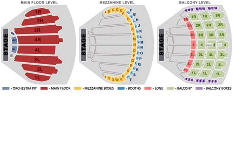 The Chicago Theatre - Seating Chart | Auditorium seating, Theater seating, Chicago