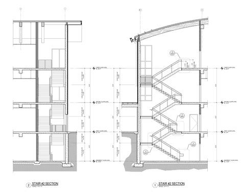 Section Drawing Of Stairs