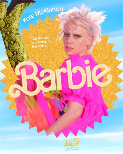 Kate McKinnon's "Barbie" Poster