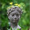 Amazon.com : Lucky Winner Greek/Roman Style Female Statue Head Cement ...