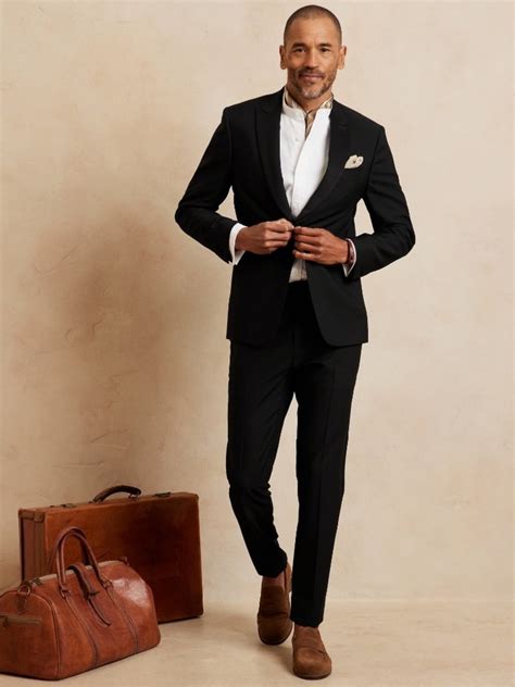 How To Wear A Black Suit With Brown Shoes - Boss Hunting