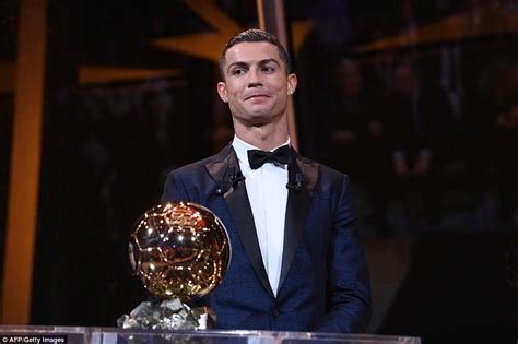 Cristiano Ronaldo wins the 2017 Ballon d'Or | Daily Mail Online