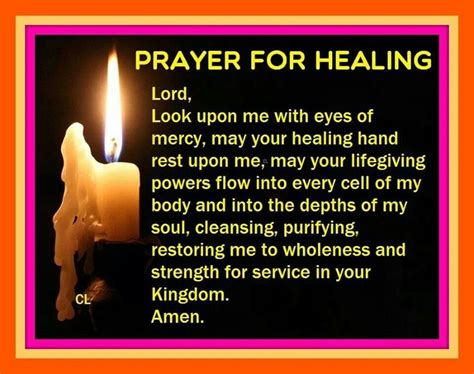 Prayer for healing | sayings I love | Pinterest | Healing prayer ...