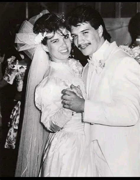 Eddie and Vickie Guerrero on their wedding night