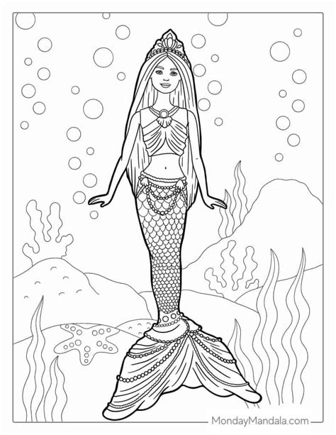 Barbie In A Mermaid Tale Coloring Pages Coloring Walls – NBKomputer